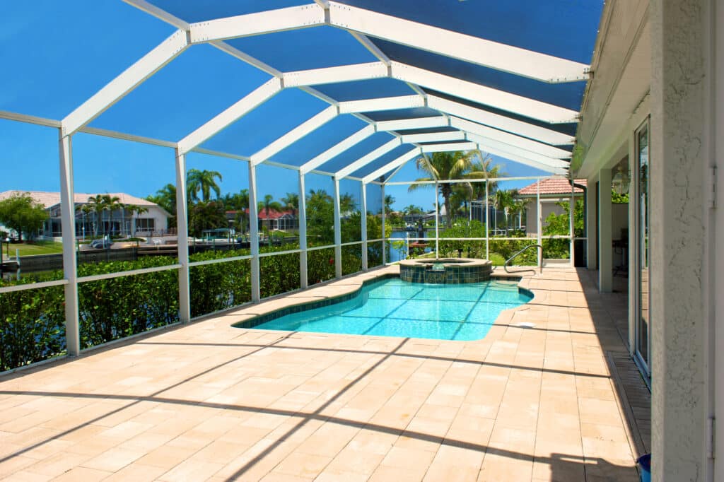Pool Cage Roof Styles